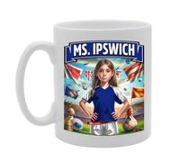 Coralgraph MG6384 Ms Ipswich Novelty Gift Printed Tea Coffee Ceramic Mug for Footie Fan Ladies Girls