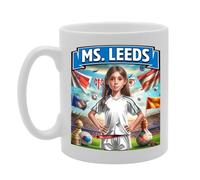 Coralgraph MG6384 Ms Leeds Novelty Gift Printed Tea Coffee Ceramic Mug for Footie Fan Ladies Girls