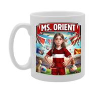 Coralgraph MG6384 Ms Leyton Novelty Gift Printed Tea Coffee Ceramic Mug for Footie Fan Ladies Girls