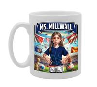 Coralgraph MG6384 Ms Millwall Novelty Gift Printed Tea Coffee Ceramic Mug for Footie Fan Ladies Girls