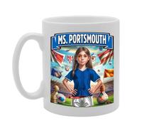 Coralgraph MG6384 Ms Portsmouth Novelty Gift Printed Tea Coffee Ceramic Mug for Footie Fan Ladies Girls