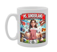 Coralgraph MG6384 Ms Sunderland Novelty Gift Printed Tea Coffee Ceramic Mug for Footie Fan Ladies Girls