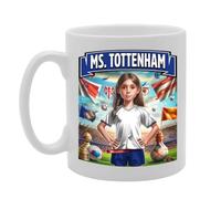 Coralgraph MG6384 Ms Tottenham Novelty Gift Printed Tea Coffee Ceramic Mug for Footie Fan Ladies Girls