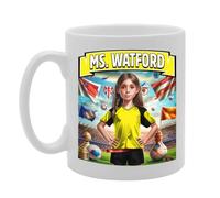 Coralgraph MG6384 Ms Watford Novelty Gift Printed Tea Coffee Ceramic Mug for Footie Fan Ladies Girls
