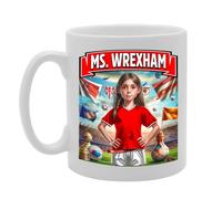 Coralgraph MG6384 Ms Wrexham Novelty Gift Printed Tea Coffee Ceramic Mug for Footie Fan Ladies Girls