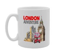 Coralgraph MG6431 - Novelty Gift Printed Coffee Ceramic Mug Featuring Great Britain 4 Design (Adventure)