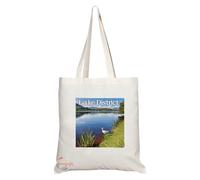 Coralgraph Natural Reusable Shopping Souvenir Tote Bag Featuring Cities and Landmarks in United Kingdom (Lake District)