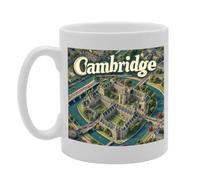 Coralgraph Novelty Gift Printed Coffee Ceramic Mug Featuring Cities and Landmarks in United Kingdom (Cambridge)