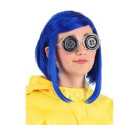 Coraline Button Eye Glasses Officially Licensed Costume Accessory for Cosplay, Halloween, or Everyday Fun