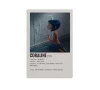 Coraline Classic Movie Character Minimalist Art Poster Decorative Painting Canvas Wall Art Living Room Poster Bedroom Painting Wall Art Picture Print Modern Family Room Decor 12 x 18 Inches (30 x 45