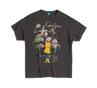 Coraline Men's Good & Evil T-Shirt in Black | Size: Large Coraline Black L
