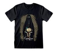 Coraline Men's Oh My Gosh T-Shirt in Black | Size: Medium Coraline Black M