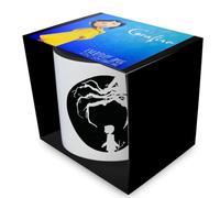 Coraline (Moon Tree Coloured Inner Pod Mug, Black Ceramic Mug 315ml / 11oz, Officially Licensed by Pyramid International, Ideal for Home, Office or Gift Use