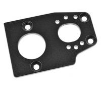 Corally Motor Mount Plate Aluminium 6061-T6 Black C-00180-986