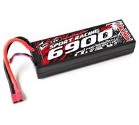 CORALLY POWER RACING 60C LIPO BATTERY 6900MAH 7.4V T-PLUG 2S C-49126-D