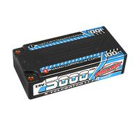 CORALLY XCELERATED 100C LIPO BATTERY 5000 MAH 7.4V SHORTY 2S 4MM BULLIT C-49705