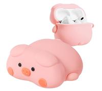 Coralogo for AirPods Pro2/Pro Case with Keychain - Fashionable Stylish for Women Girls Boys 3D Silicone Cute Pig Design Kawaii Girly Girlish Unique Funny for Air Pods Pro2/Pro Cover