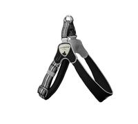 Coralpina - Adjustable Dog Harness for Small to Medium Dogs, Soft and Breathable, Does Not Harm the Hair and Does Not Hinder Movements, Dark Black, Size 2