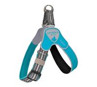Coralpina - Faloria Adjustable Harness for Dogs with Different Neck and Chest Diameters, Soft and Resistant, Does Not Harm the Hair and Does Not Hinder Movements, Turquoise, Size 6