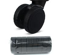 Coraltree 8Pcs Luggage Wheel Covers - Silicone Protectors for 2-2.4" Spinner Wheels, Wear-Resistant & Anti-Noise Travel Accessories, black, Popular