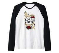 Coram DEO - Living Before The FACE of GOD Raglan Baseball Tee