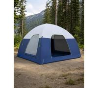 CORANI 14.1'x6.5'x9' Inflatable Tents for Camping, Portable 6/8/10 Person Blow Up Air Tent, Waterproof Windproof Easy Setup Large Family Tent with 2 Doors, 6 Windows, Mosquito Screen