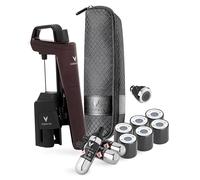 Coravin Timeless Six Plus Wine Preservation System - By-the-Glass Wine Saver - With 3 Pure Argon Gas Capsules, 6 Screw Caps & Wine Aerator - Limited Edition Hermitage Red