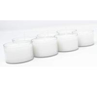 Coraz Home Clear Cup Tealight Candles, 100 Unscented Rapeseed Wax | Creates fragrance-free candlelight and burns for 4 hours each, using a cotton wick and paraffin-free plant wax