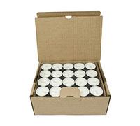 Coraz Home - Pack of 120 Natural Tealights - 4-Hour Burn Time Each Tea Light - 100% Soy White Wax - in Aluminium Cup Candles Friendly to The Environment - Lead & Paraffin & Plastic Free