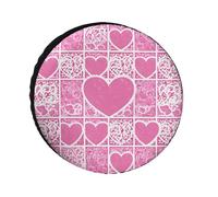 Corazón De Amor Blancos Cubiertas De Las Ruedas Impermeable Funda Rueda Repuesto Weatherproof Cubierta Para Ruedas De Repuesto Para Todoterreno Camión Remolques