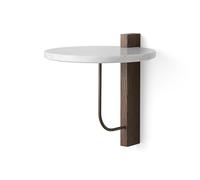 Corbel Shelf Dark Oak w. Carrara Marble Slab