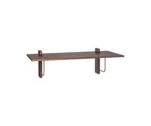 Corbel Shelf Long Dark Stained Oak