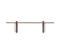 Corbel Wall Desk Dark Stained Oak