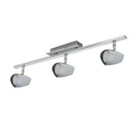 URBNLIVING CORBERA 3-Arm LED Ceiling Spotlight Track Light Fixture with GU10 Bulbs - Warm White, Modern Bar Lighting for Living Room, Kitchen, Office