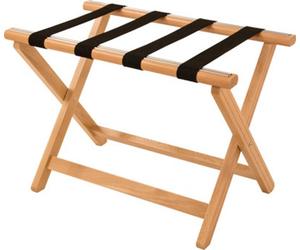 Corbett Corby York Wooden Luggage Rack - Light Wood