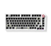 CORBOBO LEOBOG Hi75C Upgraded Wired Mechanical Keyboard Kit - Aluminum Alloy Gasket Mount 75% Barebones DIY Base with Hot Swap, RGB Backlighting & Volume Knob - Enhanced Custom Gaming Keyboard Build