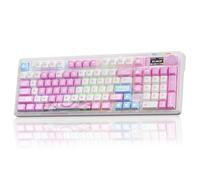 CORBOBO LINGBAO K98 Mechanical Keyboard Wireless, with Screen & Knob,RGB Gaming Keyboard, Tri-Mode BT5.0/2.4GHz/USB-C, Gasket Mount Hot-Swappable Linear Switches Gamer Keyboards
