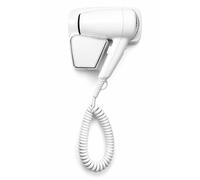 Corby 1200W Wall/Drawer Mounted Hair Dryer (Linton/RCY-67250) Without Shaver Socket in White & Chrome