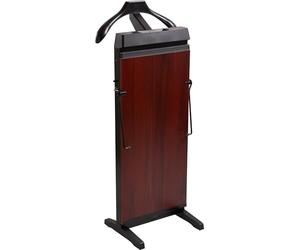 Corby 3300 Trouser Press for Creases, Wall Mounted or Freestanding Traditonal Garment Press, UK Plug, Mahogany