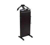 Corby 7700 Trouser Press with Timer Control, Wall Mounted or Freestanding Garment Press, UK Plug, Black Ash Wood Effect Finish