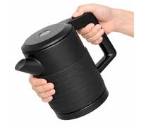 Corby Canterbury 0.6L Double Walled Kettle in Black - UK Plug