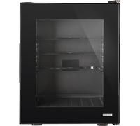 Corby Eton 35L Glass Door Minibar in Black & Black - UK Plug