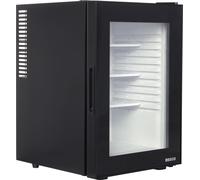 Corby Eton 40L Glass Door Minibar in Black - UK Plug Corby of Windsor Black One Size