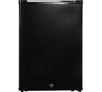 Corby Eton 40L Lockable Minibar, Silent Hotel Mini Bar with Peltier Cooling, Adjustable Shelves, LED Light, Reversible Door, 2 Keys, Black, UK Plug