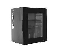 Corby Eton E Glass Door Minibar in Black - UK Plug - Black