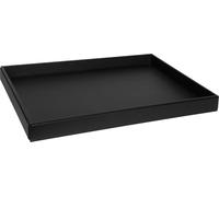 Corby Highland Large Tray in Black Leather