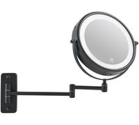 Corby Winchester Illuminated Wall Mounted Mirror in Black