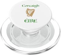 Corcaigh County Cork as Gaeilge Gaelic Celtic Harp PopSockets PopGrip for MagSafe