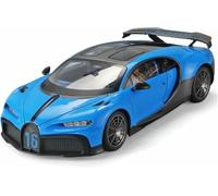 CORCI Die-Cast Metal Vehicles 1:18 Scale For Bugatti Chiron Supercar Simulation Alloy Car Model Dynamic Sound And Light Toy Vehicle(Blue)