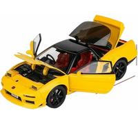 CORCI Die-Cast Metal Vehicles 1:32 Scale For Honda Nsx Na1 Simulation Car Model Dynamic Sound And Light Alloy Vehicle Toy Gift(Yellow)